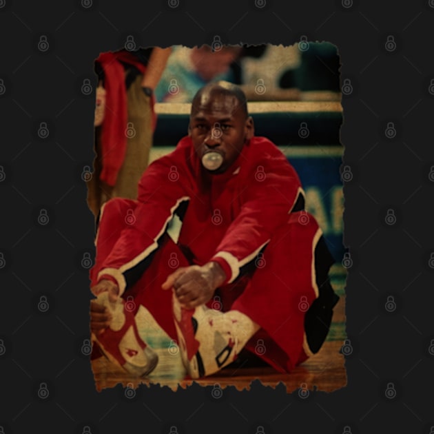 Michael Jordan with Bubble Gum Vintage by CAH BLUSUKAN