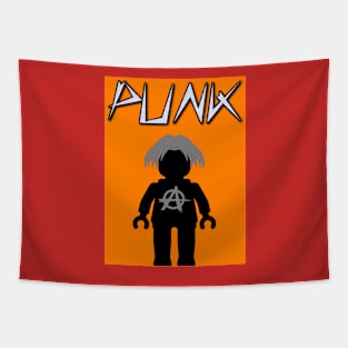 Punk Guitarist Minifig, Customize My Minifig Tapestry