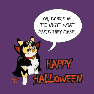 Bookie Boo - Corgis of the Night, What Music They Make T-Shirt