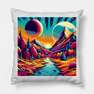 Psychedelic Art Pillow