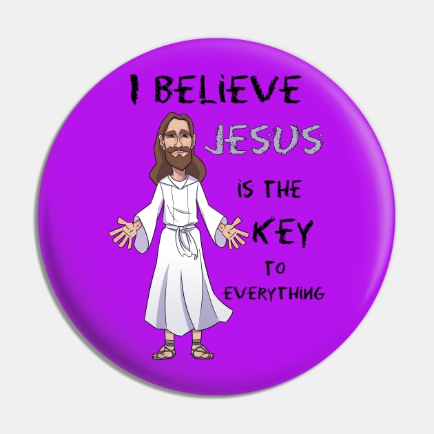 Jesus is the Key Pin by WithCharity