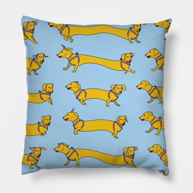 Who let the dogs out Pillow by HelenRatner