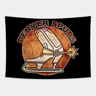 Denver Spurs Hockey Tapestry