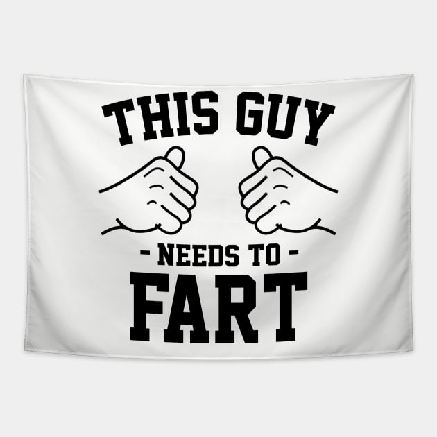 This guy needs to fart Tapestry by Lazarino