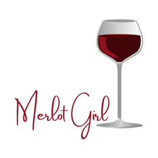 merlot girl Stylish Wine slogan T-Shirt