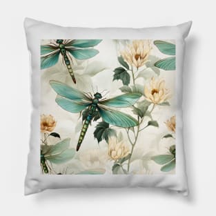 Dragonfly Pattern 3 Pillow