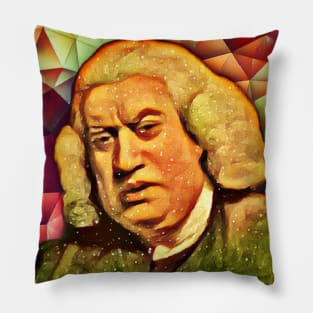 Samuel Johnson Snow Portrait | Samuel Johnson Artwork 15 Pillow