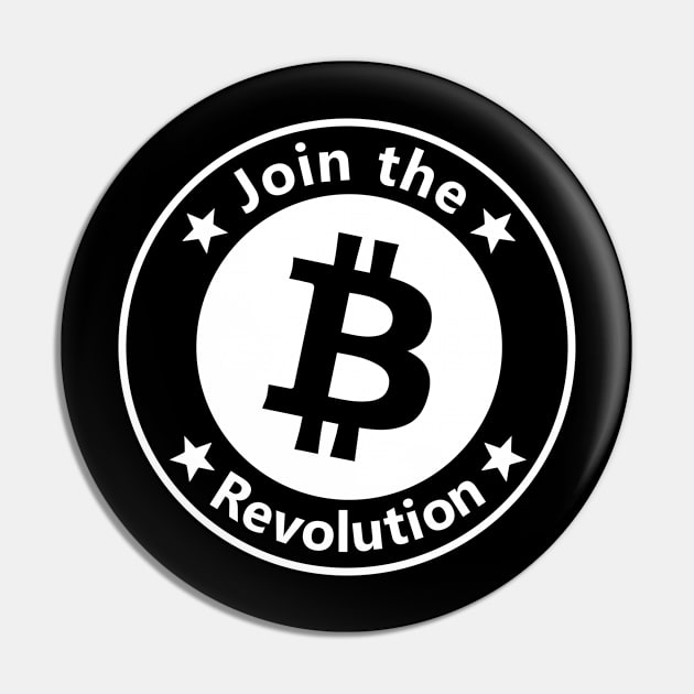 Join the Bitcoin revolution Pin by Karpatenwilli