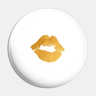 Golden Kiss Pin