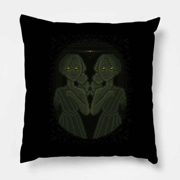 Dark ladies Pillow by maryallen138