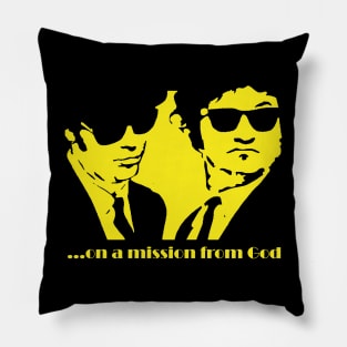 on a mission from god Pillow