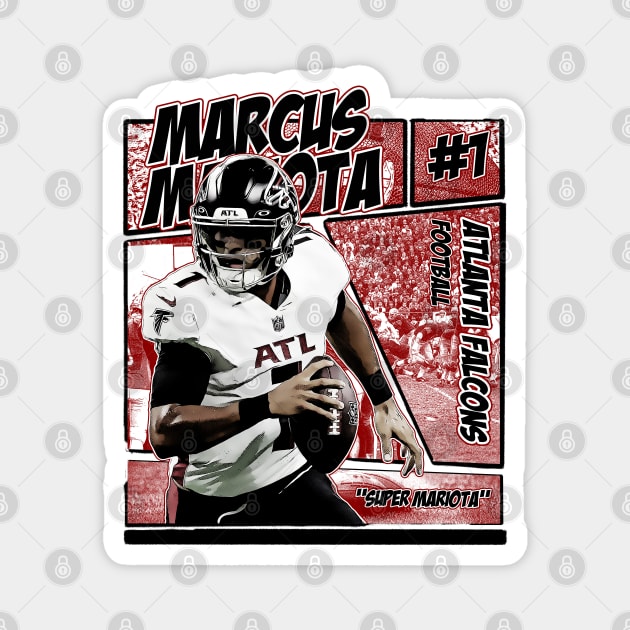 Marcus Mariota // Comics Retro 90s Magnet by Bootlegheavens