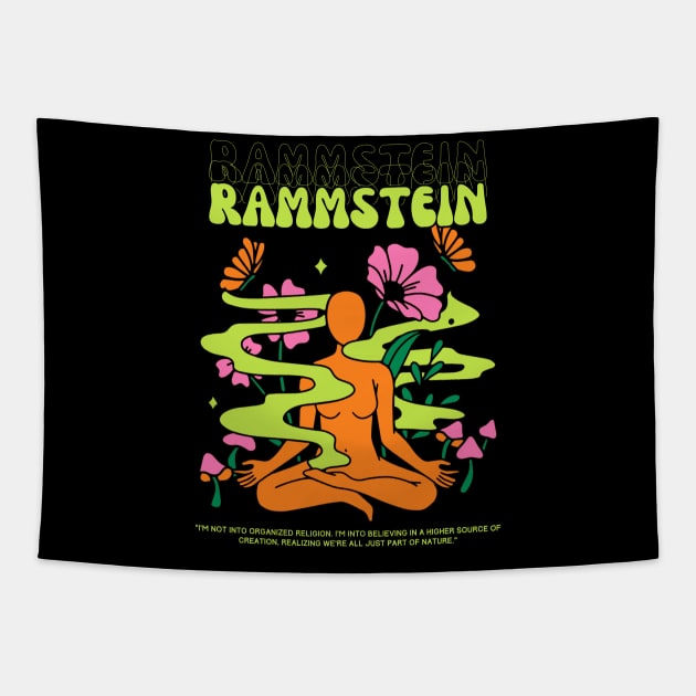 Rammstein // Yoga Tapestry by Mamamiyah