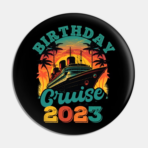 Birthday Cruise Squad Party Family Matching Cruise Ship Pin by Daytone