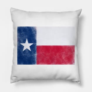 Texas Flag distressed Pillow