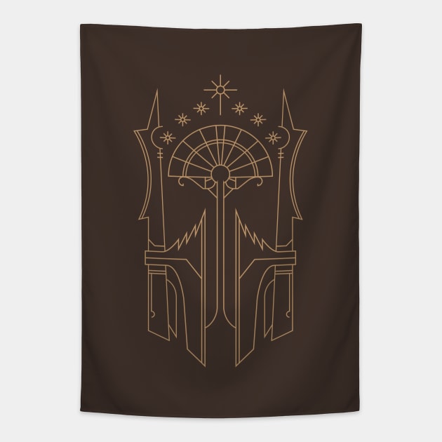 The Black Gate Sigil Tapestry by BadBox