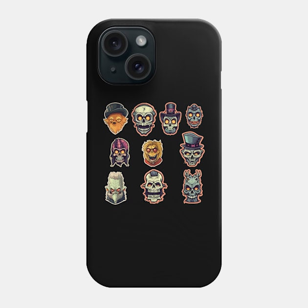 Sinister Scary Spooky Cheap Halloween Costume Phone Case by DanielLiamGill