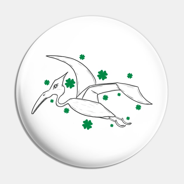 Shamrock dino Pin by Xatutik-Art