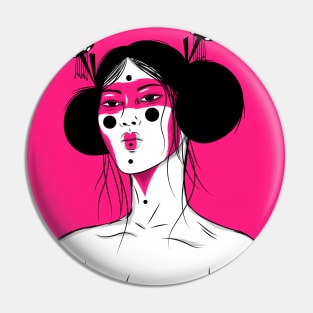Geisha style Pin