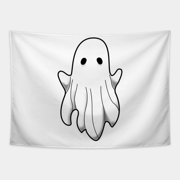 KAWAII GHOST Tapestry by Pinches Dibujos Feos