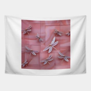 Mauve Dragonflies Tapestry