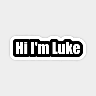 Hi I'm Luke Magnet