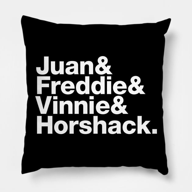 Sweat Hogs: Experimental Jetset Pillow by HustlerofCultures