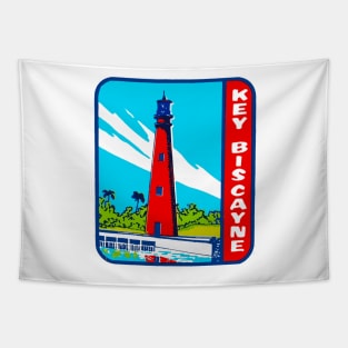 Key Biscayne Vintage Style Design Tapestry