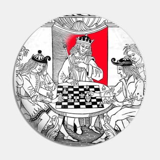 Chess Game, a theme of smart people kings and queens with strategies Pin