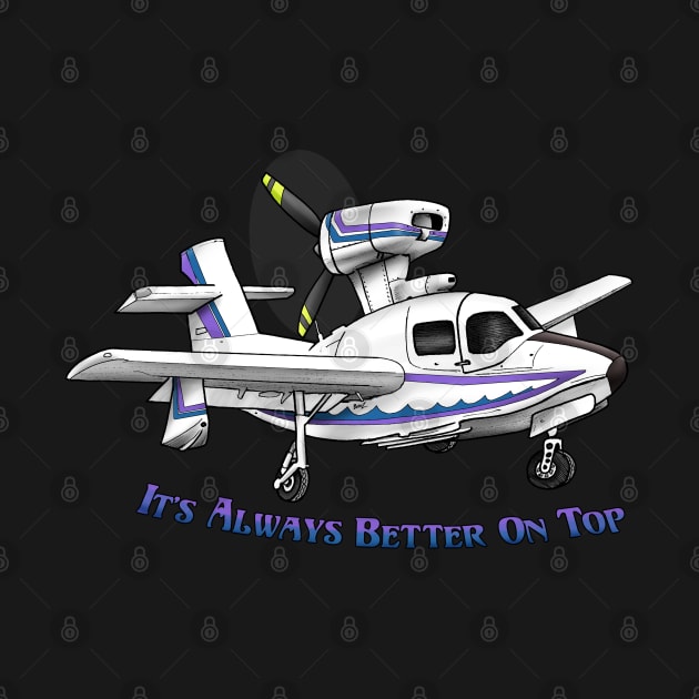 Lake Renegade Cartoon Sea Plane by Funky Aviation