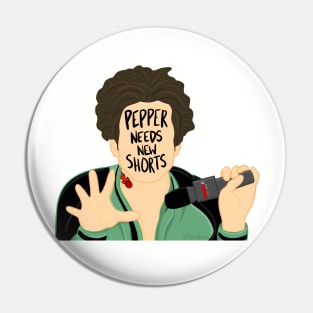 Pepper Brooks Dodgeball Pin