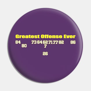 Greatest O Ever, the 1998 Minnesota Vikings Pin