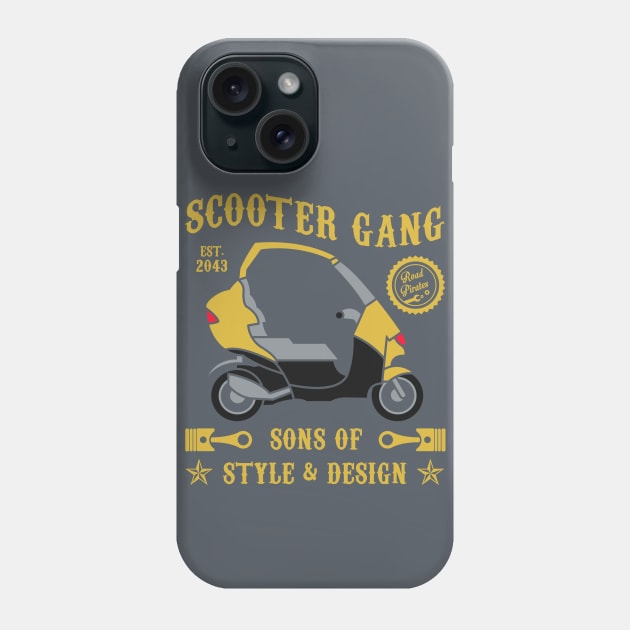 Scooter Gang Phone Case by manospd