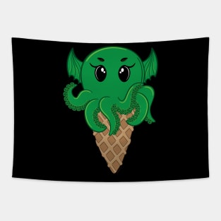 Ice Cream Cthulhu Tapestry