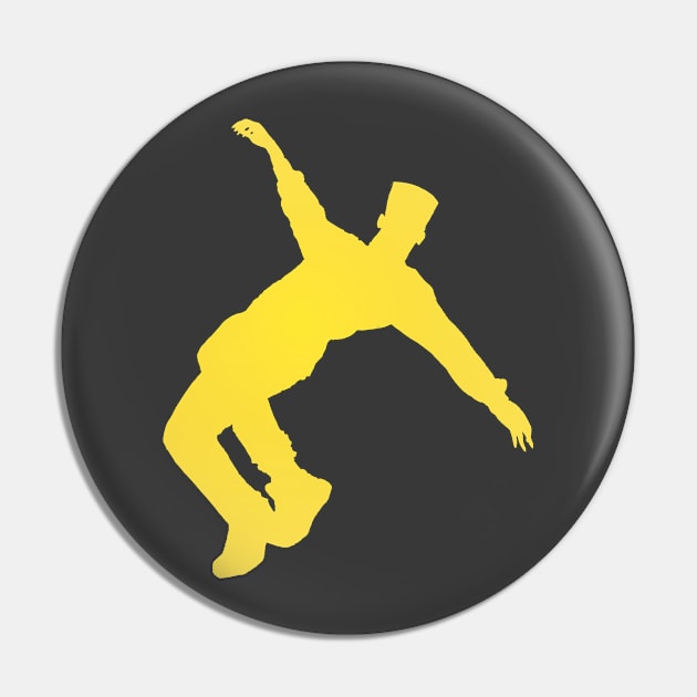 Yellow Dancer 1 Pin by Caffeination