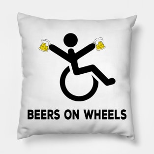 Beers on Wheels Pillow