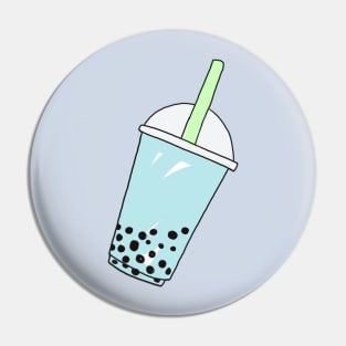 Japanese Soda Milk Bubble Tea Pin