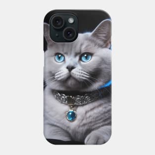 British Shorthair Cat Elegance Phone Case