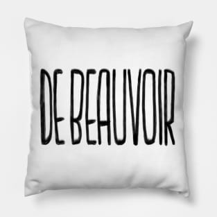 Simone de Beauvoir Pillow