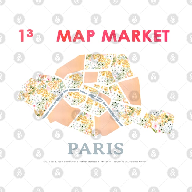 Paris Map - Full Size by Paloma Navio