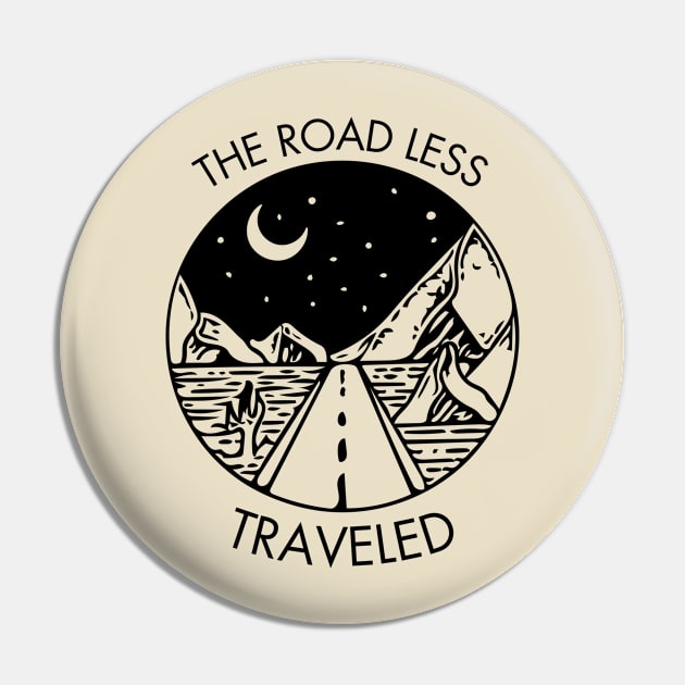 The Road Less Traveled Pin by Rainy Afternoon