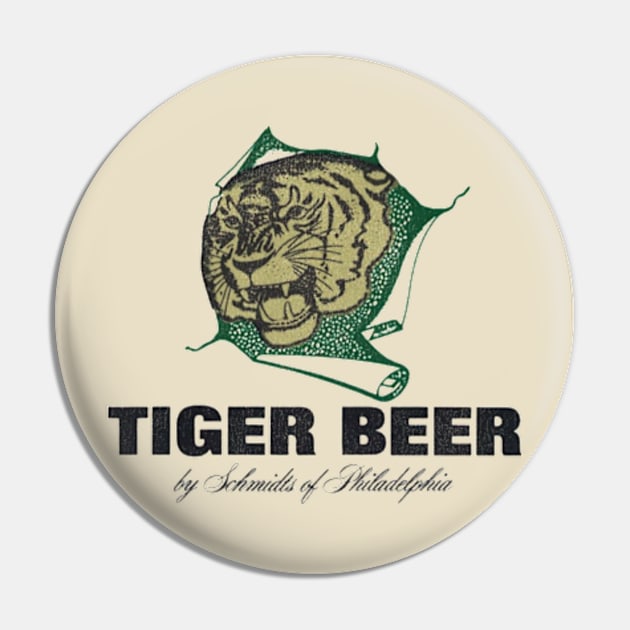 Tiger Beer Retro Defunct Breweriana Pin by darklordpug