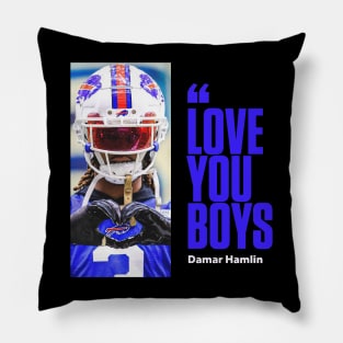 LOVE YOU BOYS DAMAR Pillow