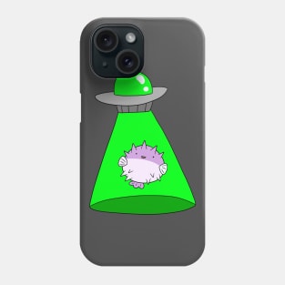 Pufferfish Ufo Alien Abduction Phone Case