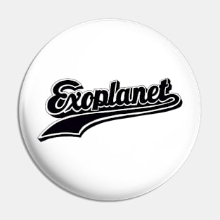 EXOPLANET (black) Pin