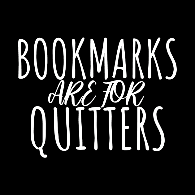 Bookworm bookmarks are for quitters by maxcode