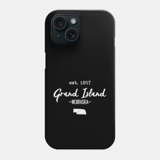 Grand Island Nebraska City State Vintage Phone Case