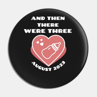 And then there were three pregnancy announcement Pin