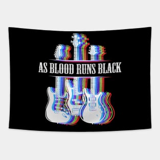 AS BLOOD RUNS BLACK BAND Tapestry