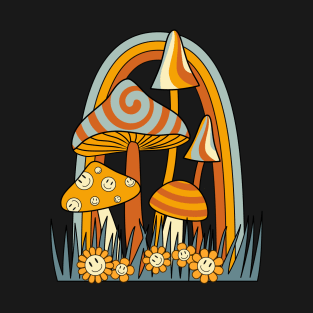 Rainbow on Mushrooms T-Shirt